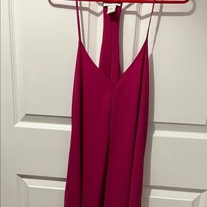 Flowy Full Length Magenta dress - runs very large